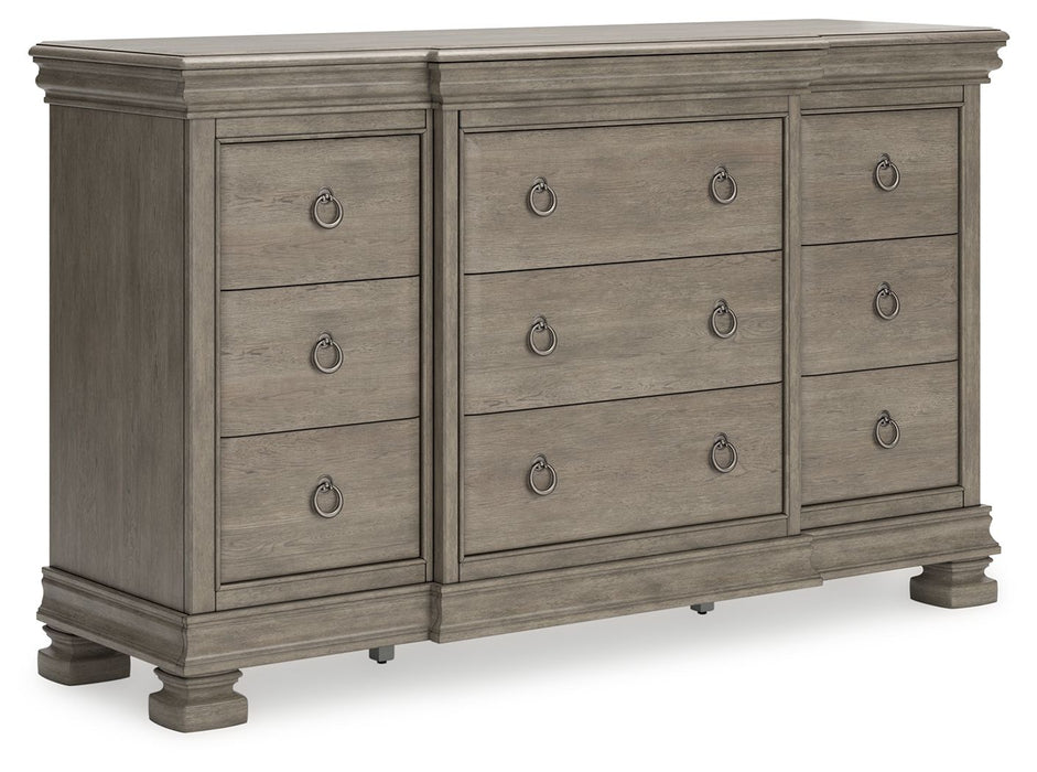 Lexorne - Dresser - Gray
