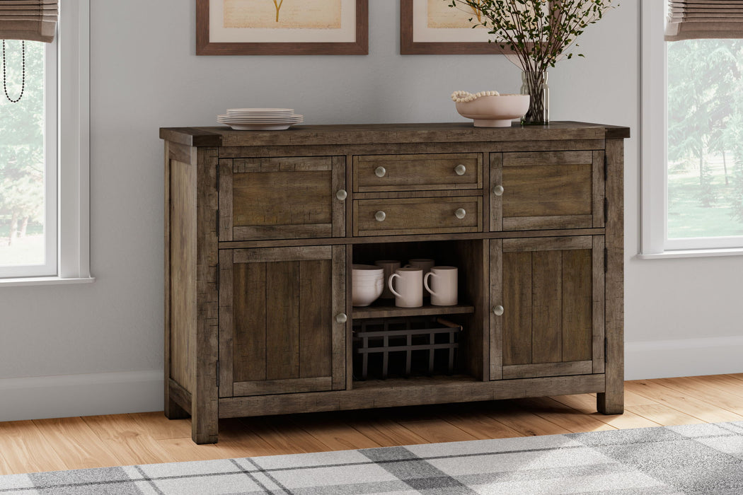 Moriville - Dining Room Server - Grayish Brown