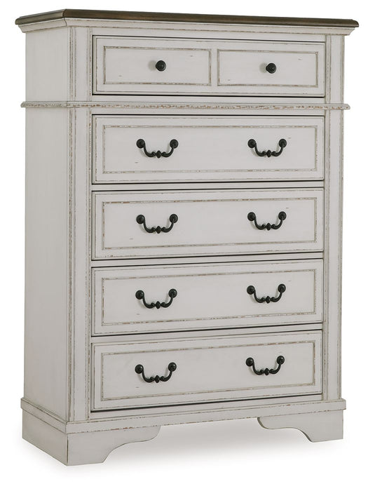 Blendon - Five Drawer Chest - Two-tone