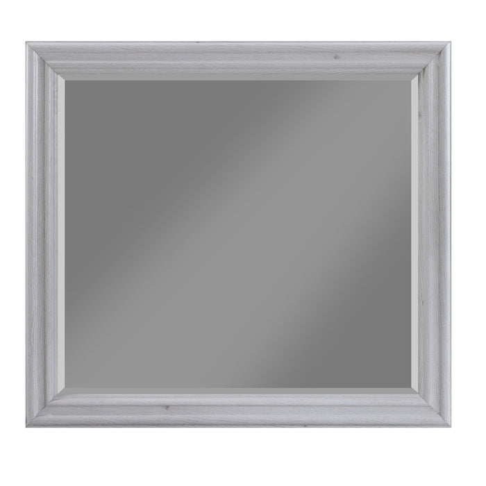 Larksmont - Mirror With Dresser Attachments - Oyster Gray