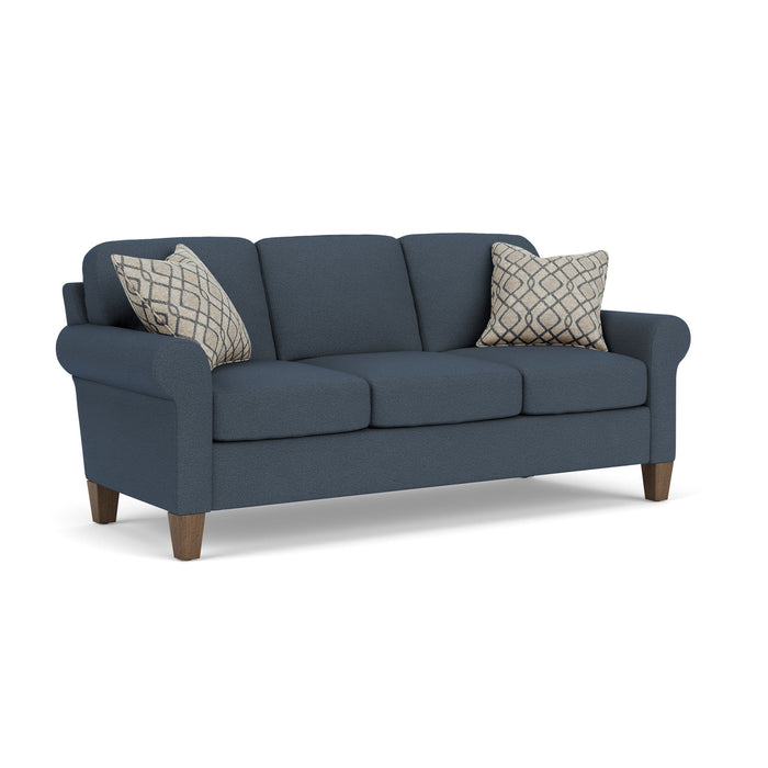 Moxy - Fabric Sofa, Curved Sock Arms