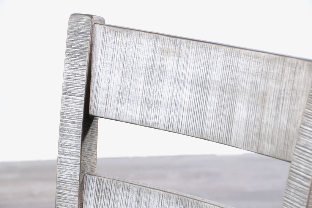 Homestead Hills - Ladderback Dining Chair (Set of 2) - Tobacco Leaf / Alpine Gray