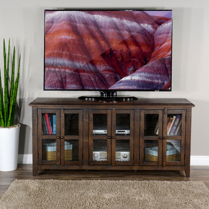 Homestead - 70" TV Console - Tobacco Leaf