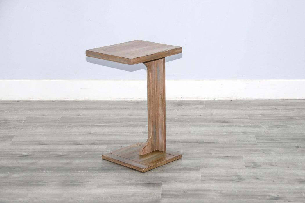 Arizona - Sofa Mate Table - Weathered Brown