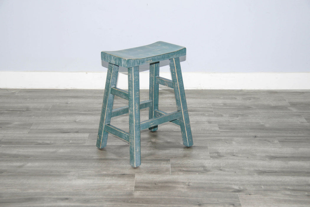 Marina - Stool With Wood Seat (Set of 2)