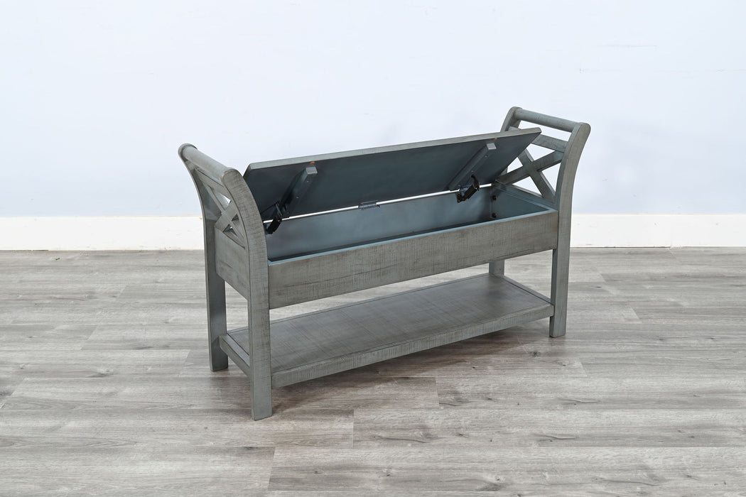 48" Accent Bench With Storage