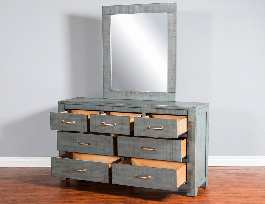 Flex Life Ranch House - Rustic 7-Drawer Dresser - Little Boy Blue
