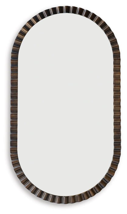 Clorington - Accent Mirror - Dark Brown