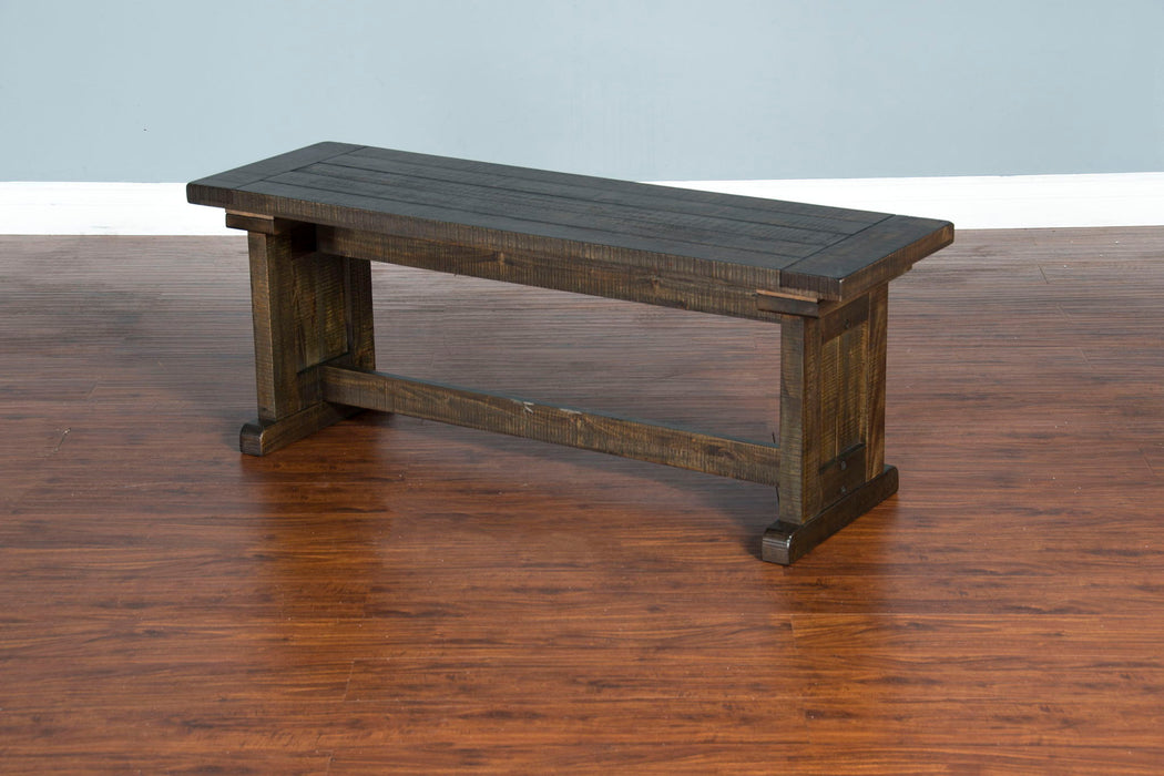 Homestead - Wood Side Bench - Tobacco Leaf