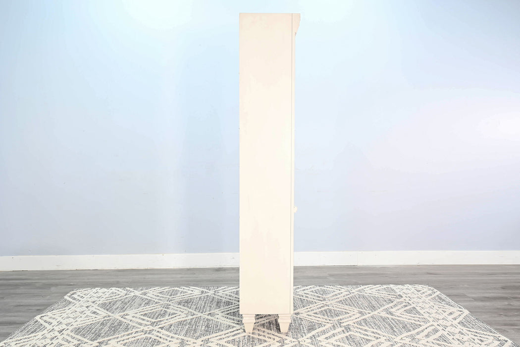 Pasadena - Bookcase Open - Buckskin / Marble White