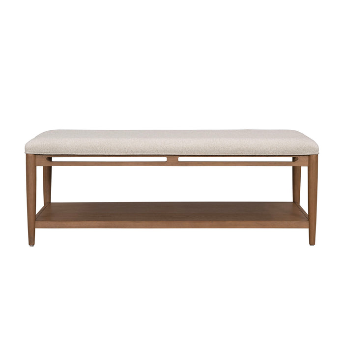 Verona - Rectangular Coffee Table - Beige / Dark Brown