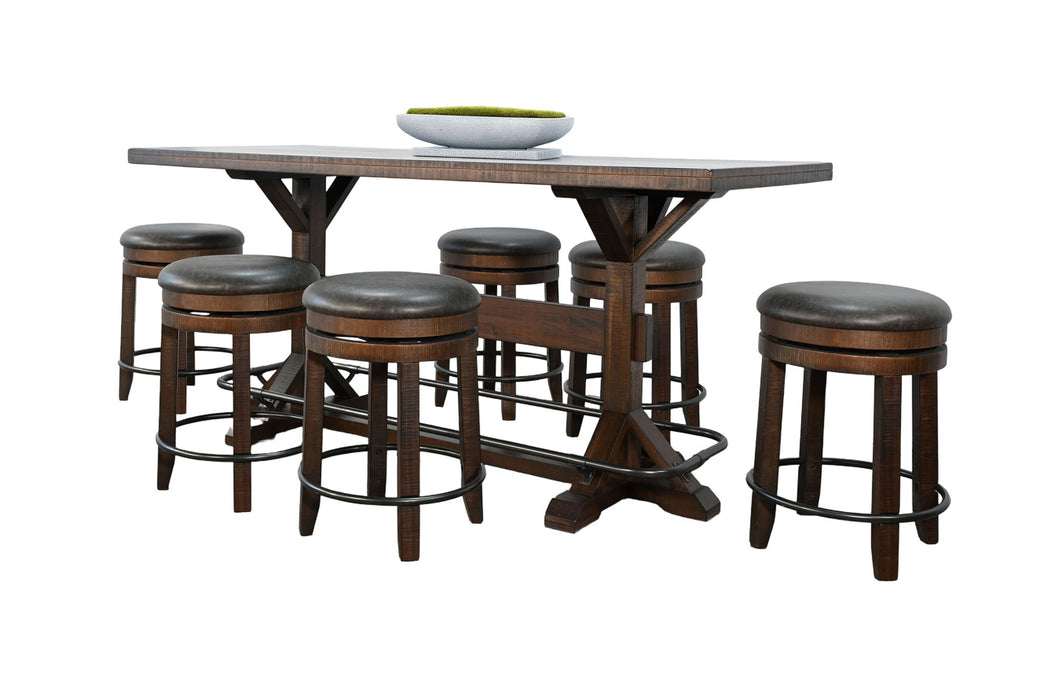 Homestead - Rectangular Pub Table - Tobacco Leaf