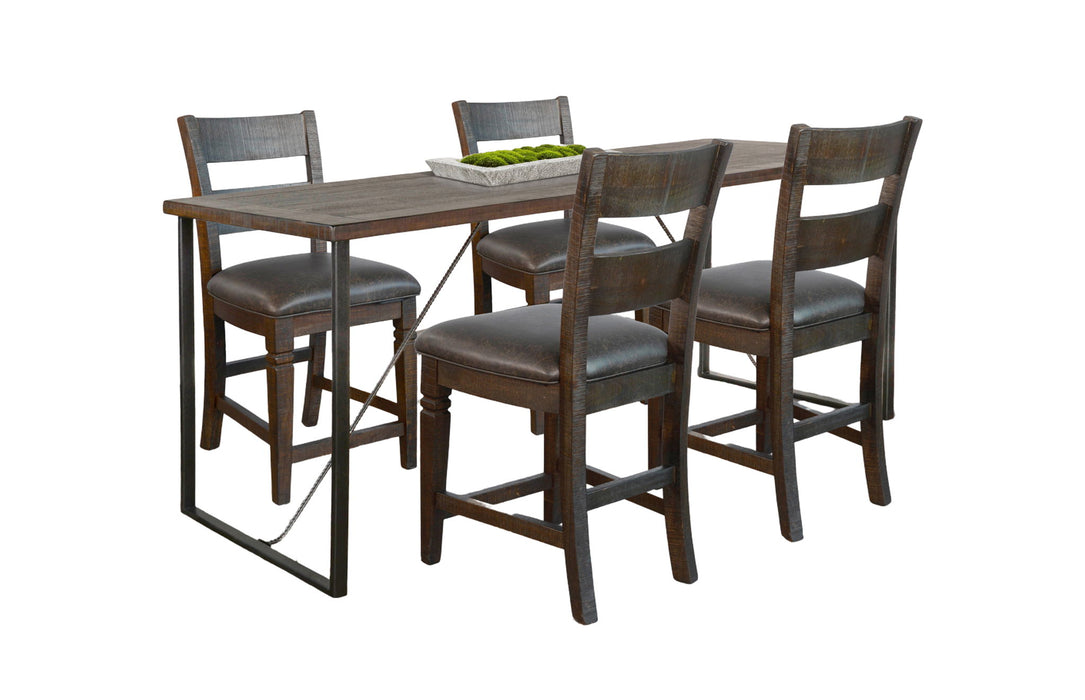 Homestead - Newport Counter Height Friendship Table - Tobacco Leaf