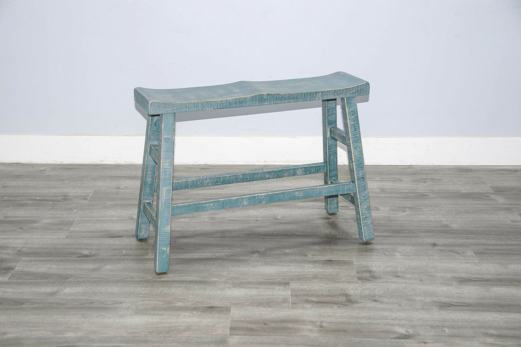 Marina - Bench With Wood Seat