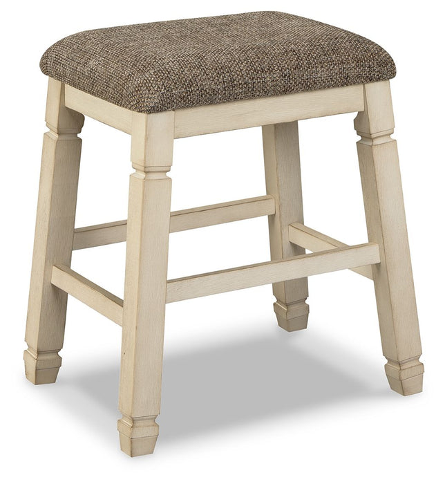 Bolanburg - Upholstered Stool (Set of 2) - Beige