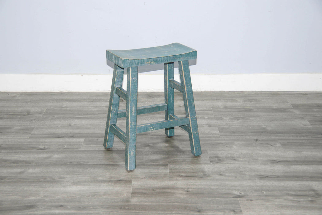 Marina - Stool With Wood Seat (Set of 2)