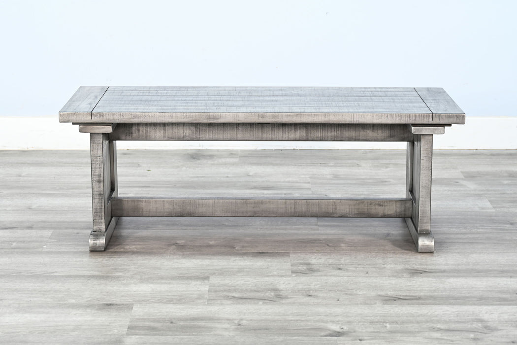 Alpine - Wood Side Bench - Gray