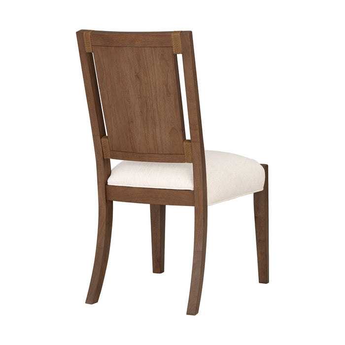 Lincoln - Upholstered Dining Chair - Brown / Milk