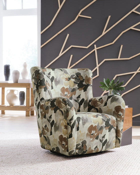 Rowenburg - Swivel Glider Accent Chair