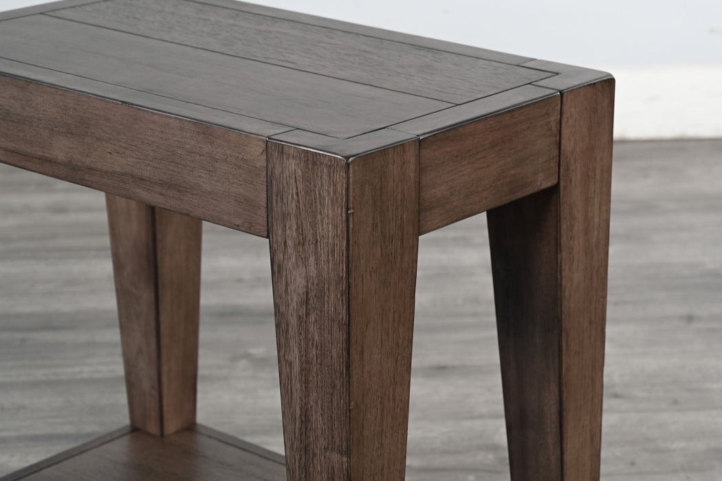 Doe Valley - Mahogany Wood Coffee Table With Casters