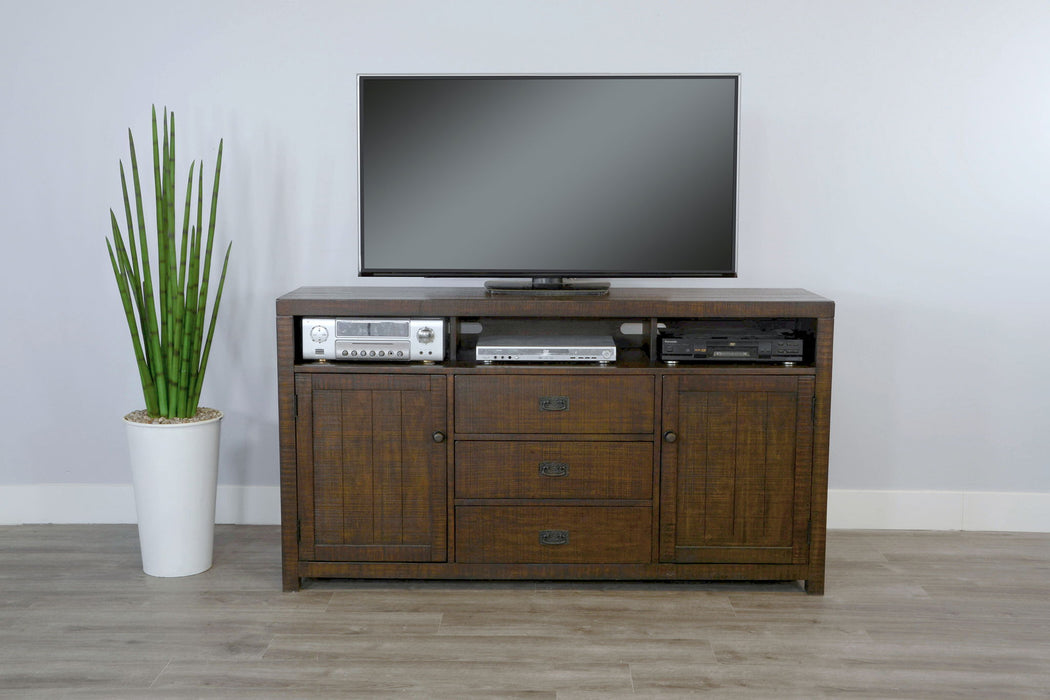 Homestead - 66" TV Console - Tobacco Leaf