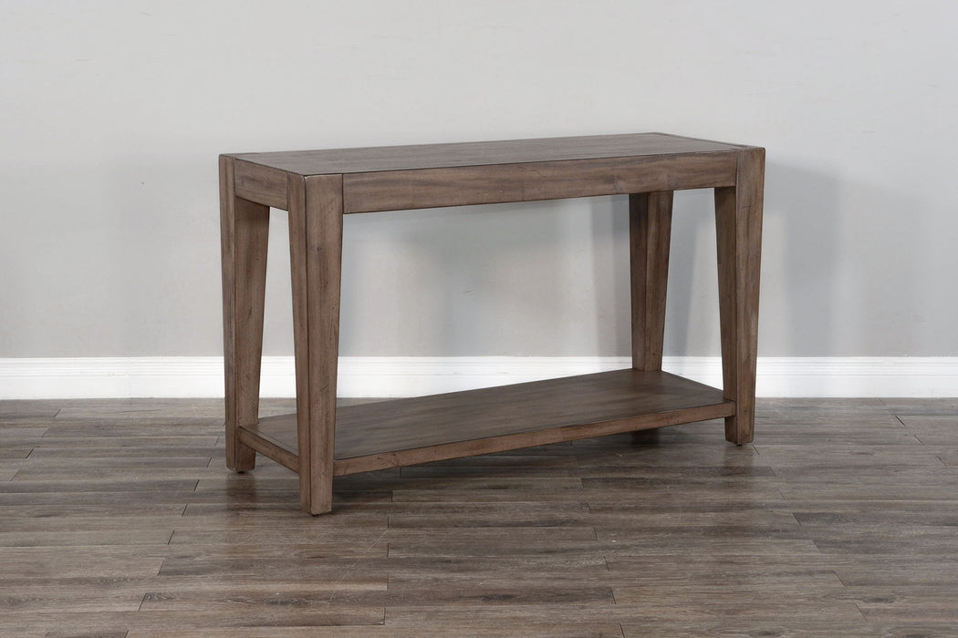 Doe Valley - Mahogany Wood Coffee Table With Casters