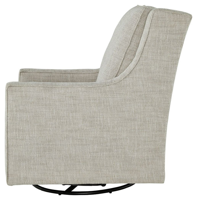 Kambria - Swivel Glider Accent Chair - Fog