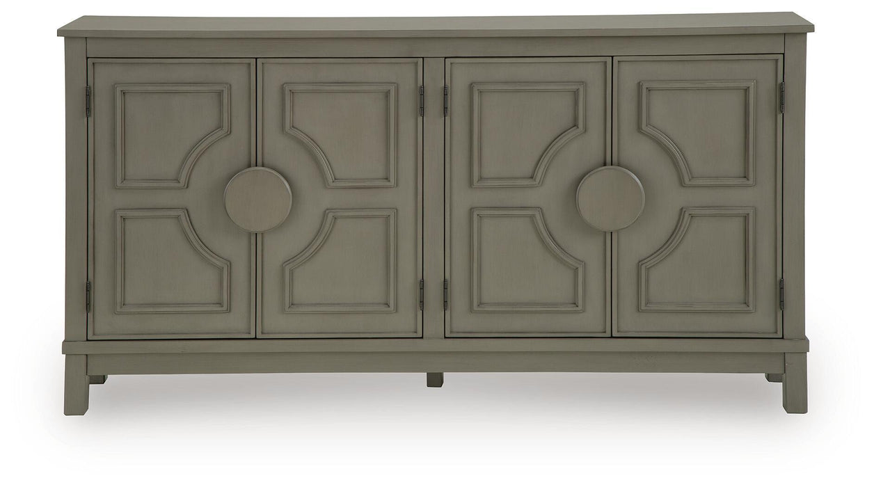 Darlock - Accent Cabinet - Warm Gray