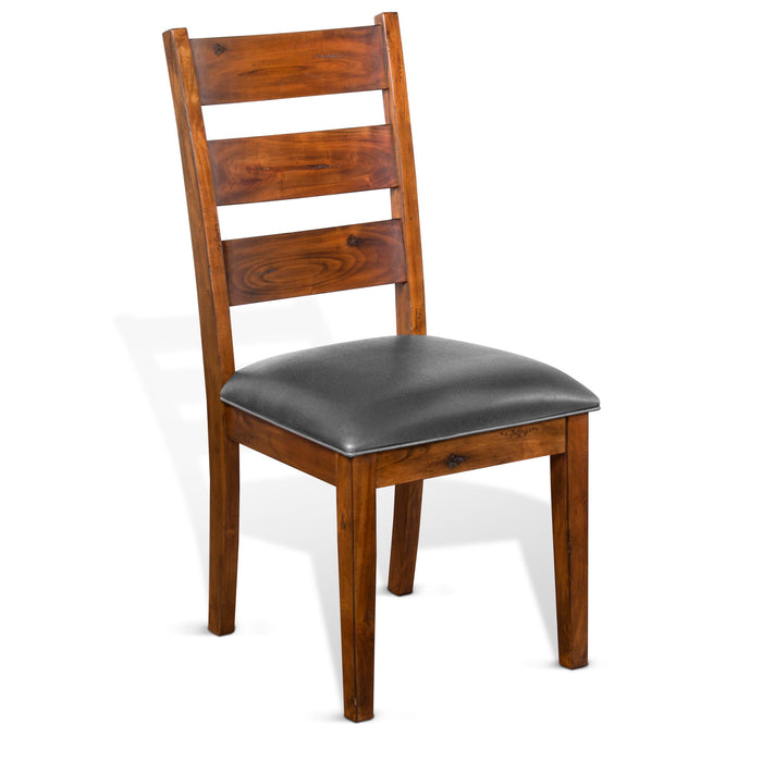 Tuscany - Ladderback Chair, New-Cushion Seat (Set of 2) - Vintage Mocha
