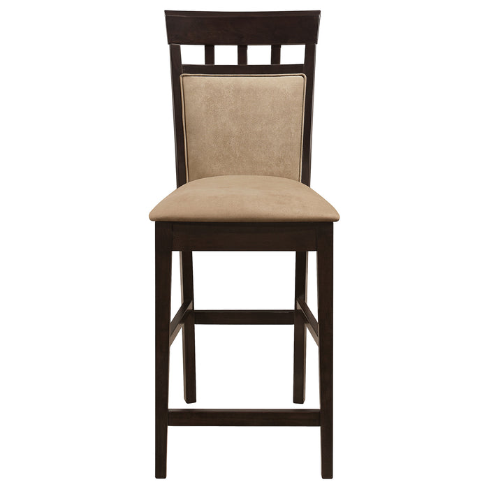 Gabriel 5-piece Square Counter Height Dining Set Cappuccino