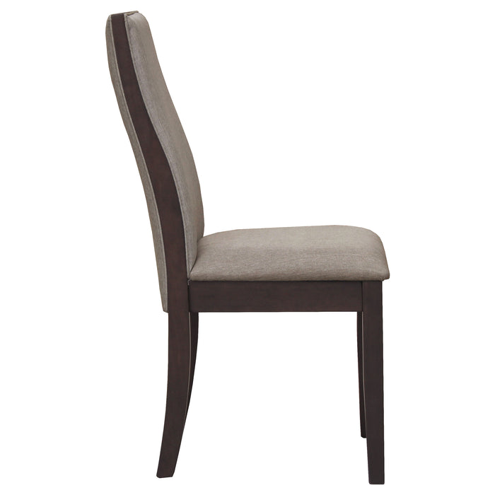 Spring Creek Upholstered Dining Chair Taupe (Set of 2)