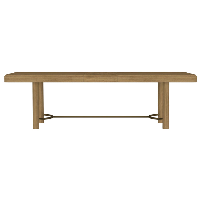 Arini 9-piece Extension Leaf Dining Table Set Sand Wash
