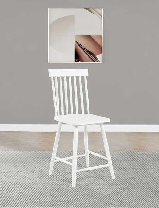 Andrews Windsor Counter Height Dining Side Chair White (Set of 2)
