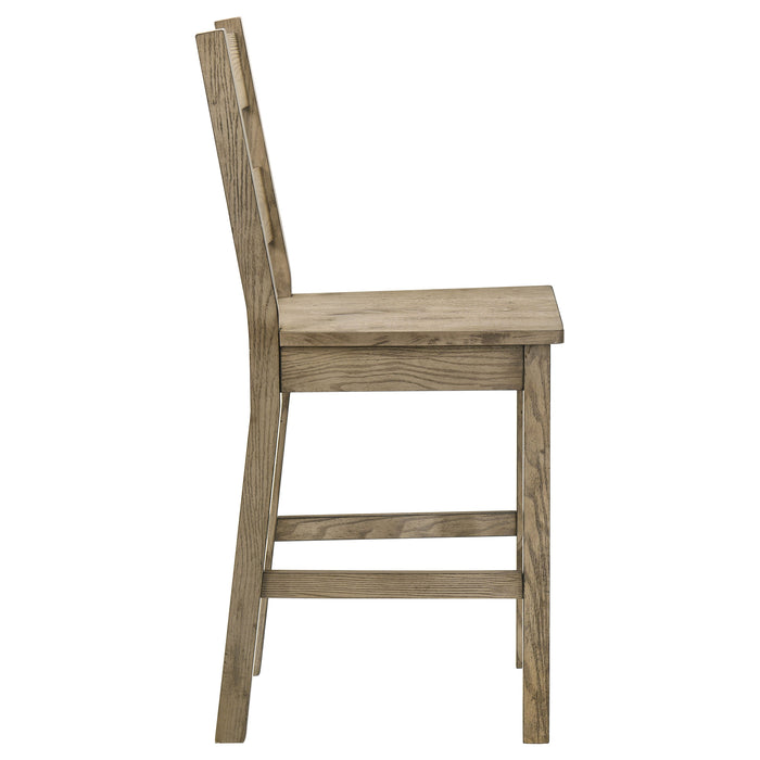 Cardova 5-piece Counter Height Dining Table Set Vineyard Oak