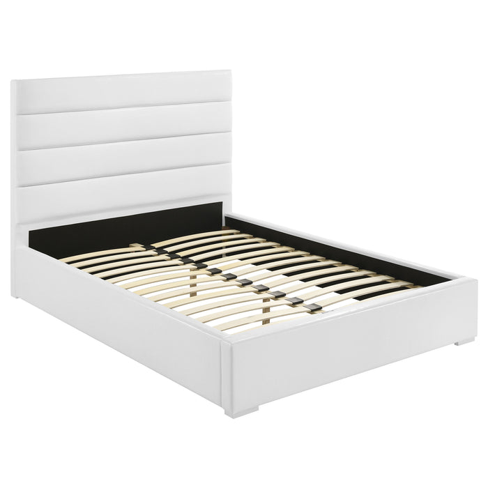 Felicity 53-inch Upholstered Full Platform Bed White