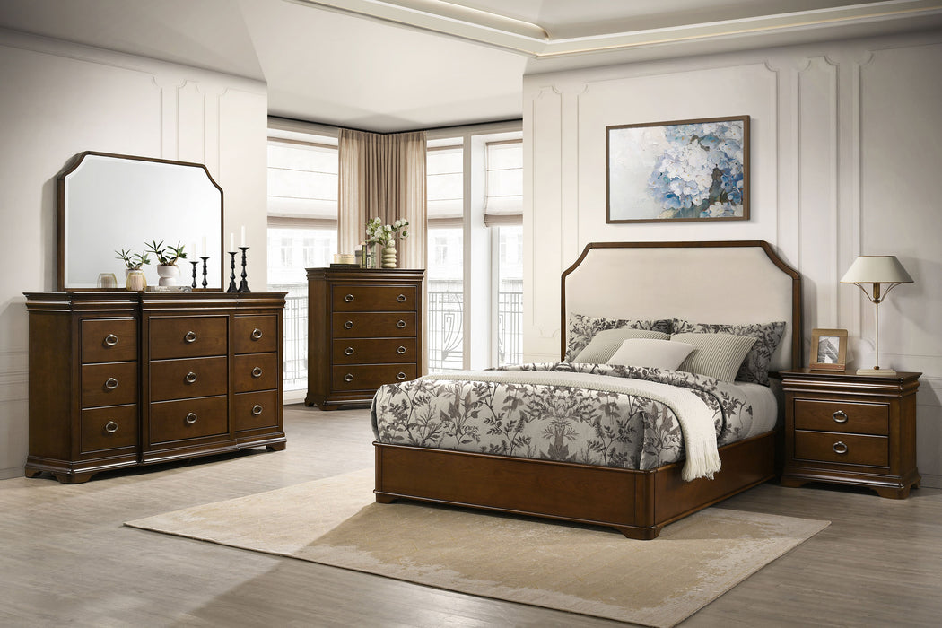 Garland 4-drawer Bedroom Chest of Drawers Brown Cherry