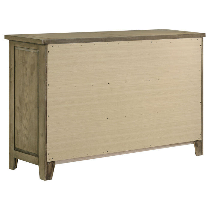 Hazlewood 6-drawer Bedroom Dresser Cabinet Vineyard Oak