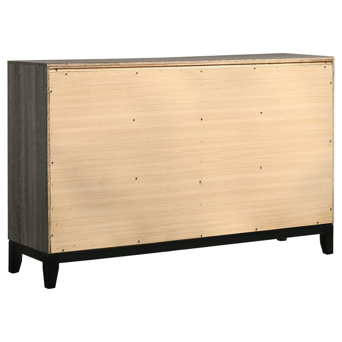 Watson Four-piece Eastern King Bedroom Set Grey Oak