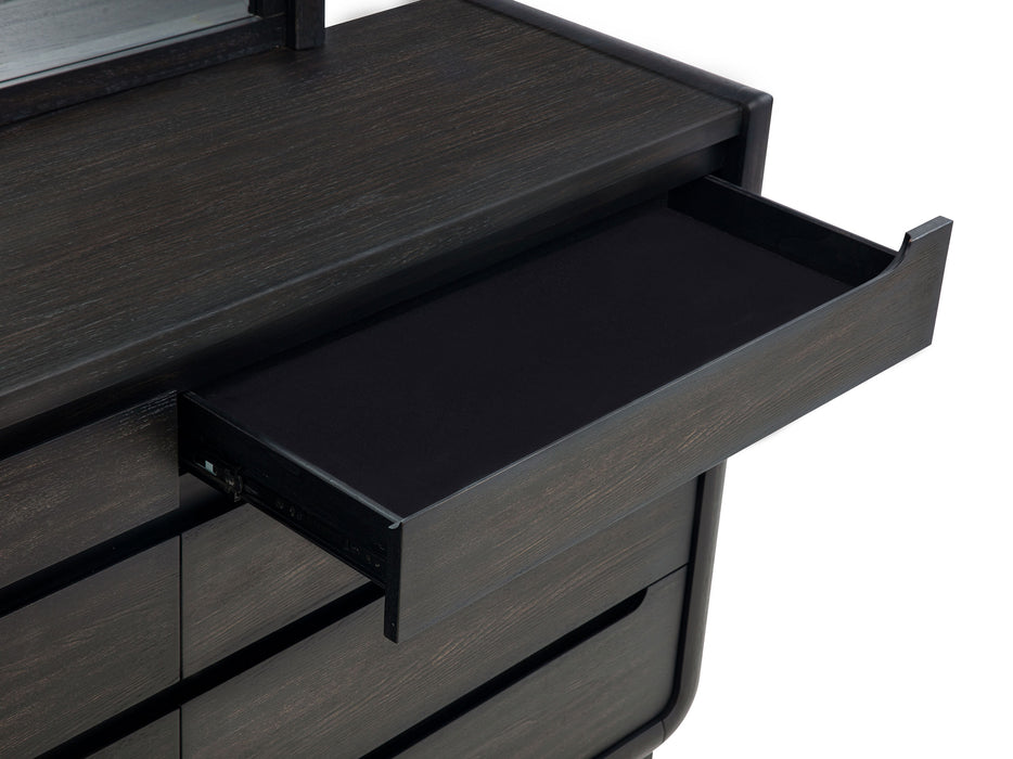 Leandro 5-piece Eastern King Bedroom Set Burnished Black