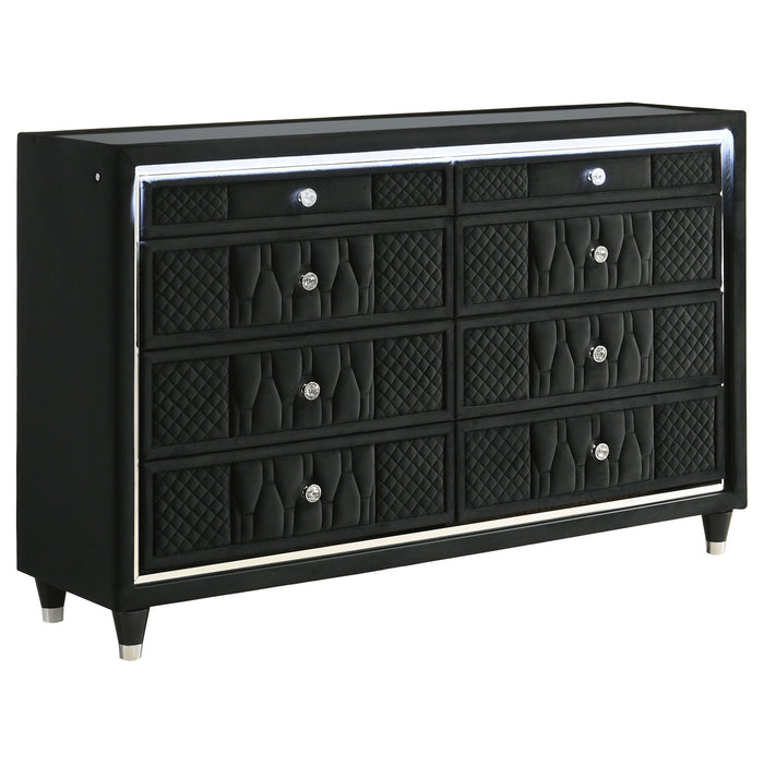 Lorient 5-piece Queen Bedroom Set Black