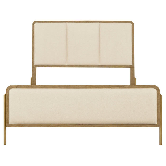 Arini 56-inch California King Panel Bed Cream and Sand Wash