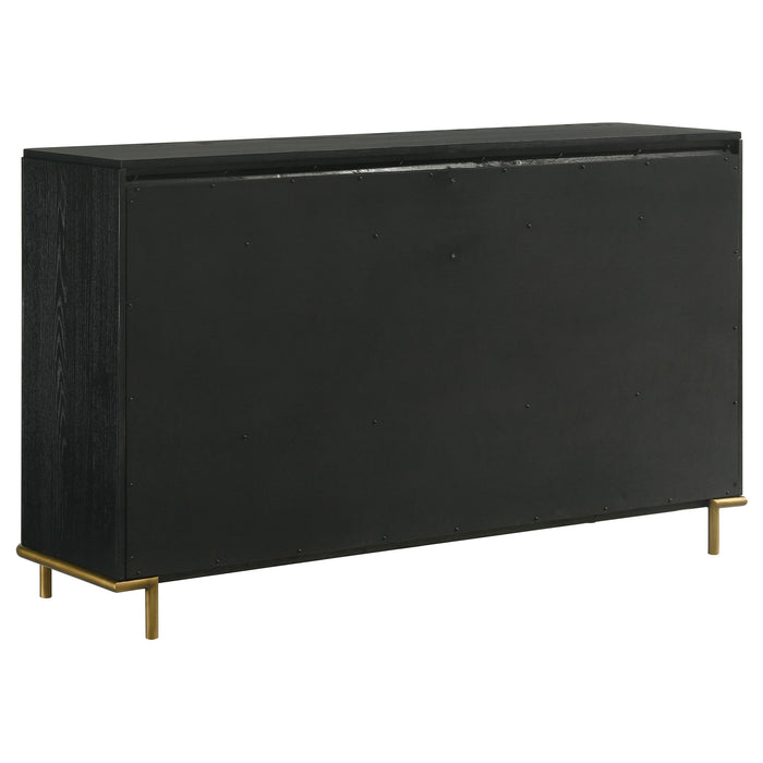Arini 4-piece Queen Bedroom Set Cream and Black