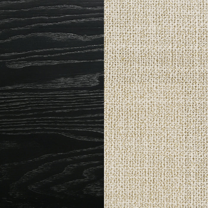 Arini 56-inch Queen Panel Bed Cream and Black
