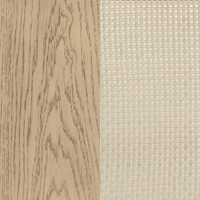 Kailani 9-drawer Dresser and Mirror Beige Oak