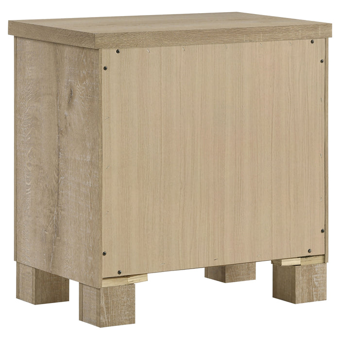 Oakglen 4-piece Eastern King Bedroom Set Weathered Oak