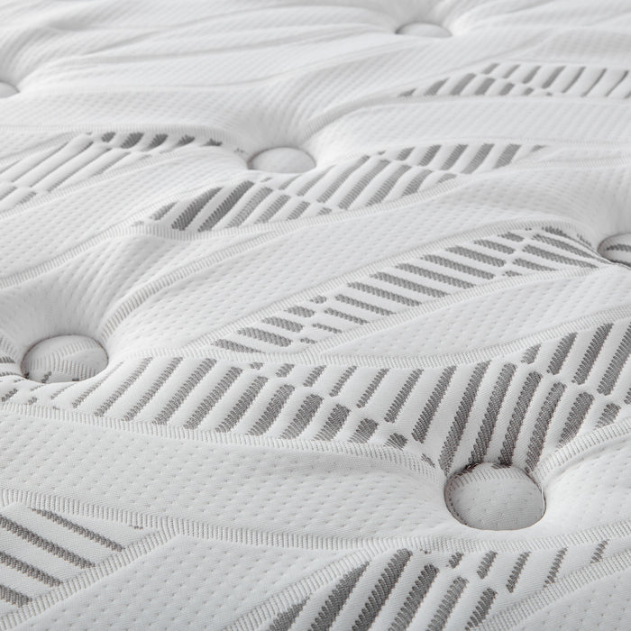 Hayes 11-inch Eastern King Pillow Top Foam Hybrid Mattress