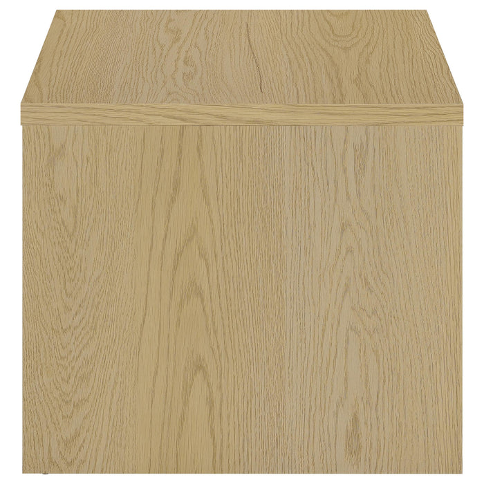 Canoga 2-piece Lift Top Cocktail Coffee Table Set Light Oak