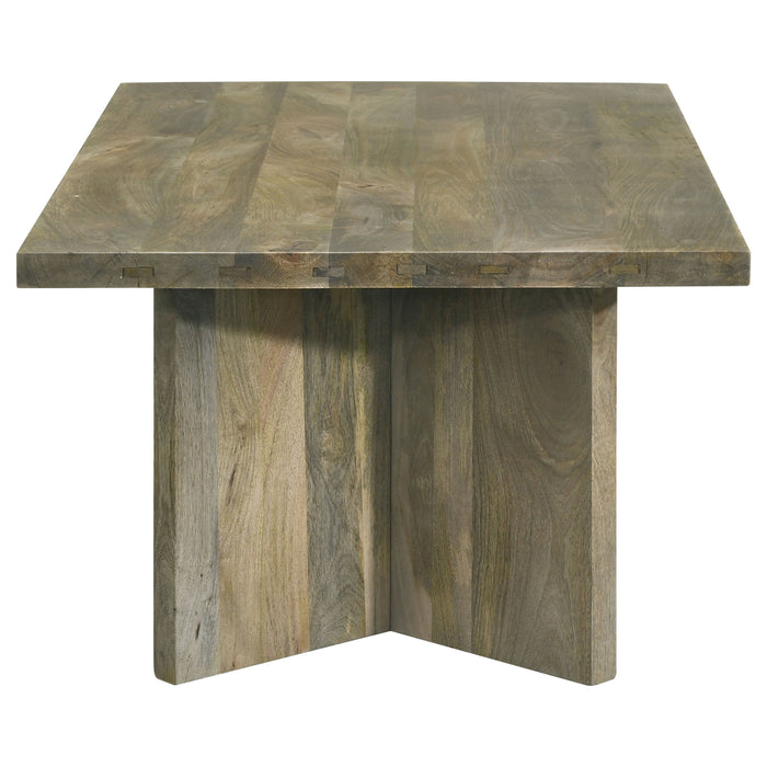 Andando 2-piece Coffee and End Table Set Mango Brown
