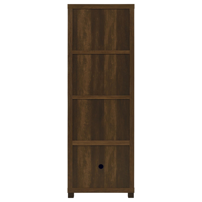 Sachin 3-piece 79-inch TV Entertainment Center Dark Pine