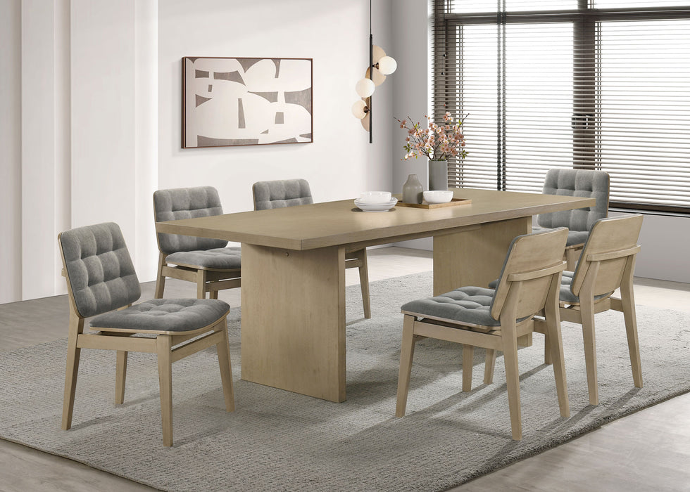 Decker 82-inch Rectangular Wood Dining Table Natural Oak